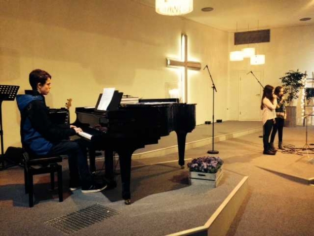 Julie, Maria og Kristian